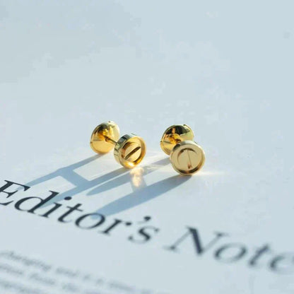 [Rosla]LOVE EARRINGS GOLD 10MM