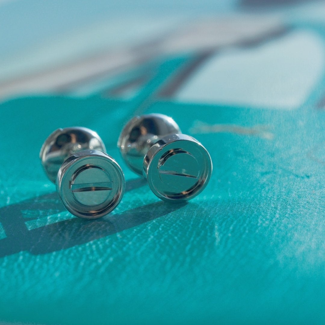 [Rosla]LOVE EARRINGS SILVER 10MM
