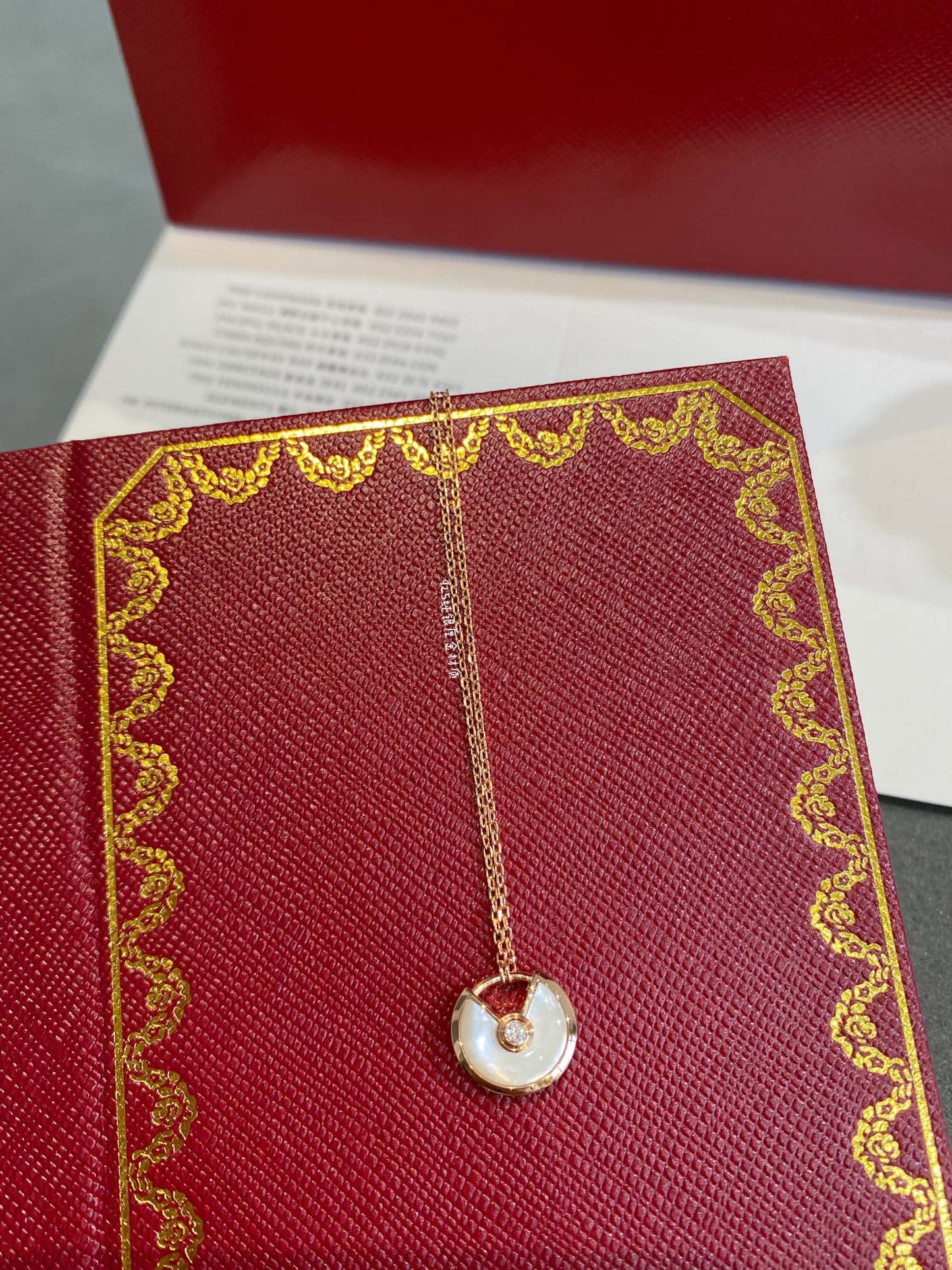 [Rosla]AMULETTE ROSE GOLD MOP NECKLACE