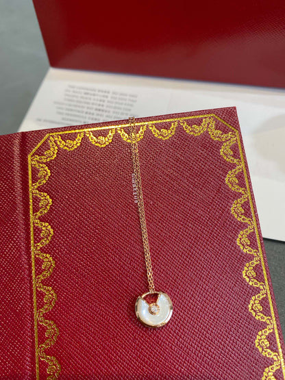 [Rosla]AMULETTE ROSE GOLD MOP NECKLACE