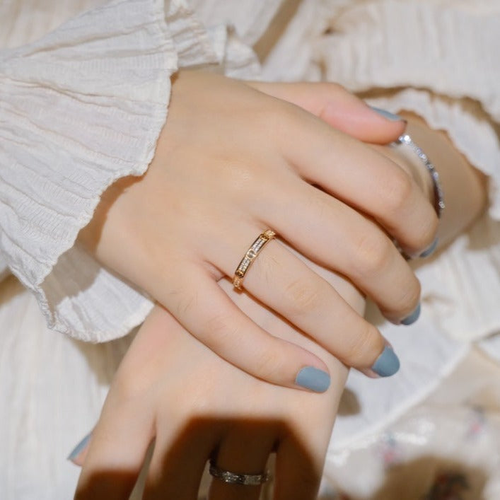 [Rosla]LOVE RING 2.65MM DIAMOND
