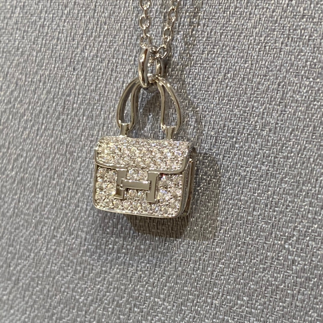 [Rosla]CONSTANCE PEDANT DIAMOND NECKLACE