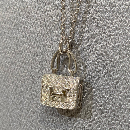 [Rosla]CONSTANCE PEDANT DIAMOND NECKLACE