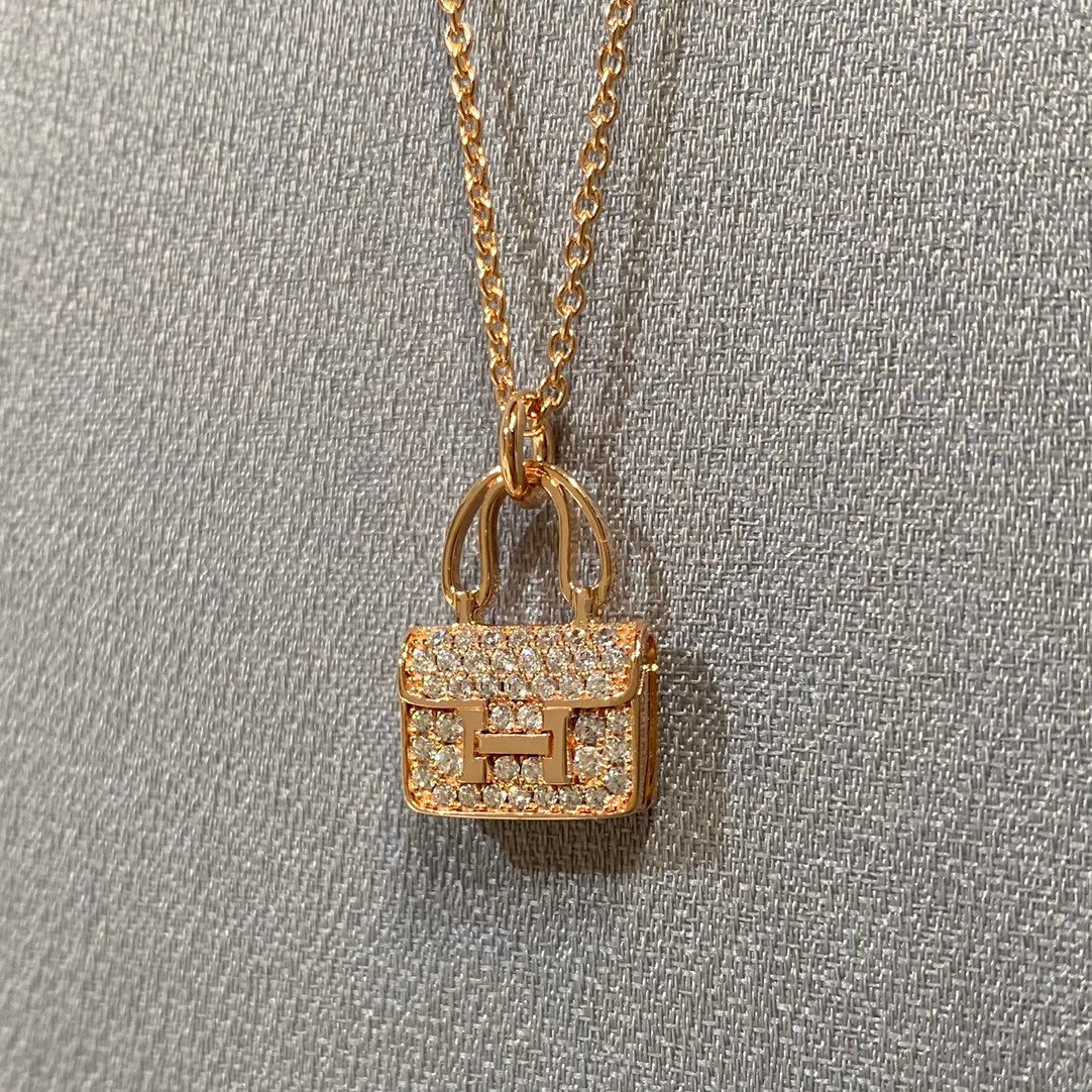 [Rosla]CONSTANCE PEDANT DIAMOND NECKLACE