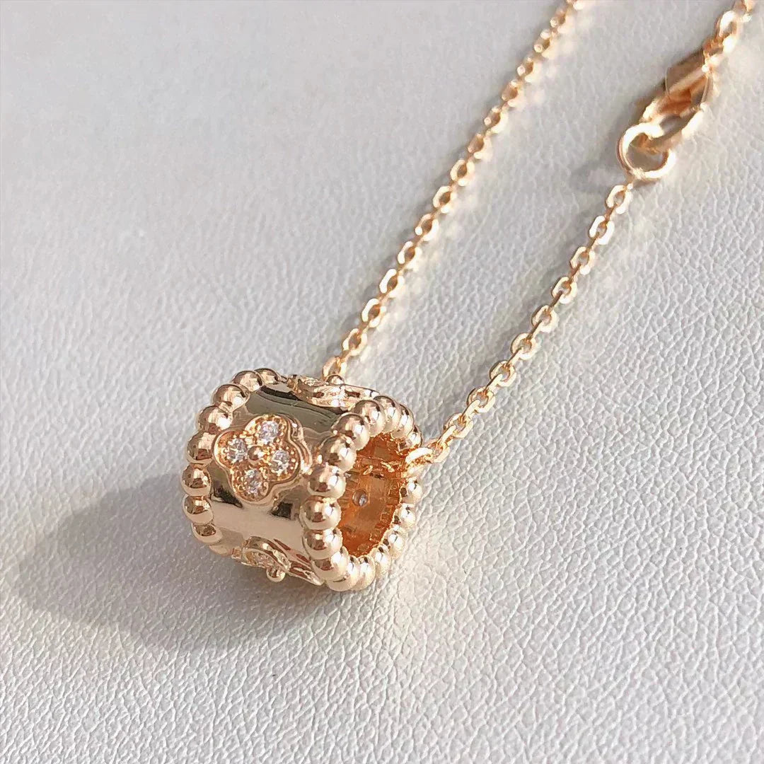 [Rosla]PERLEE PEDANT NECKLACE GOLD / ROSE GOLD