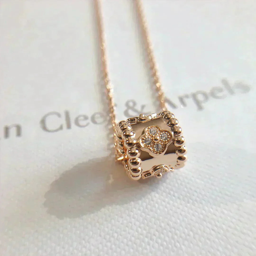 [Rosla]PERLEE PEDANT NECKLACE GOLD / ROSE GOLD