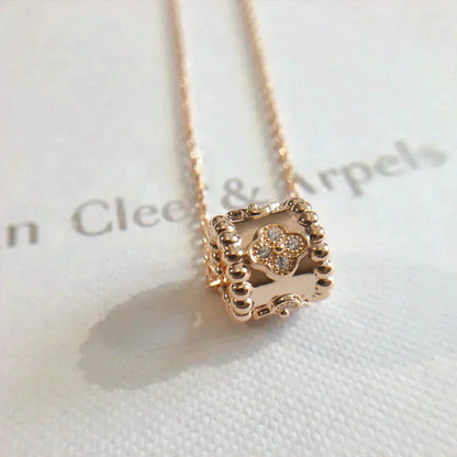 [Rosla]PERLEE PEDANT NECKLACE GOLD / ROSE GOLD