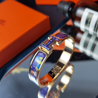 [Rosla]H STAR AND MOON BRACELET 12MM