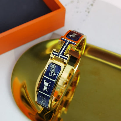[Rosla]H COUVERTURES DARK BLUE BRACELET
