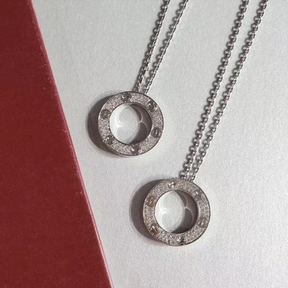 [Rosla]LOVE NECKLACE ADJUSTABLE SILVER