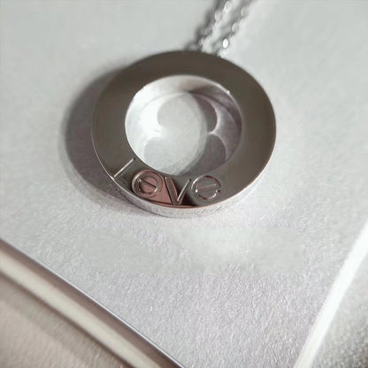 [Rosla]LOVE NECKLACE ADJUSTABLE SILVER