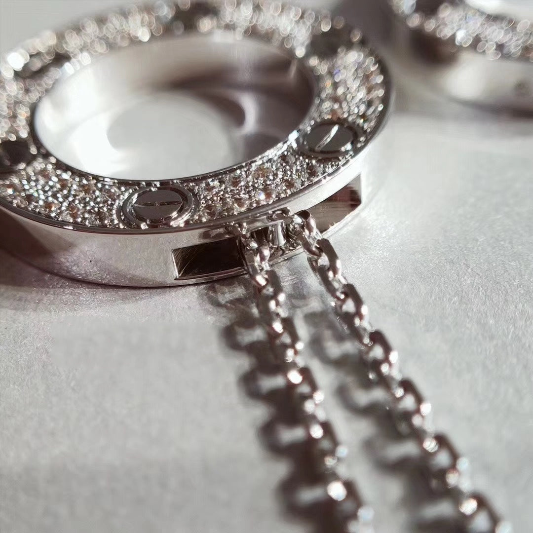 [Rosla]LOVE NECKLACE ADJUSTABLE SILVER