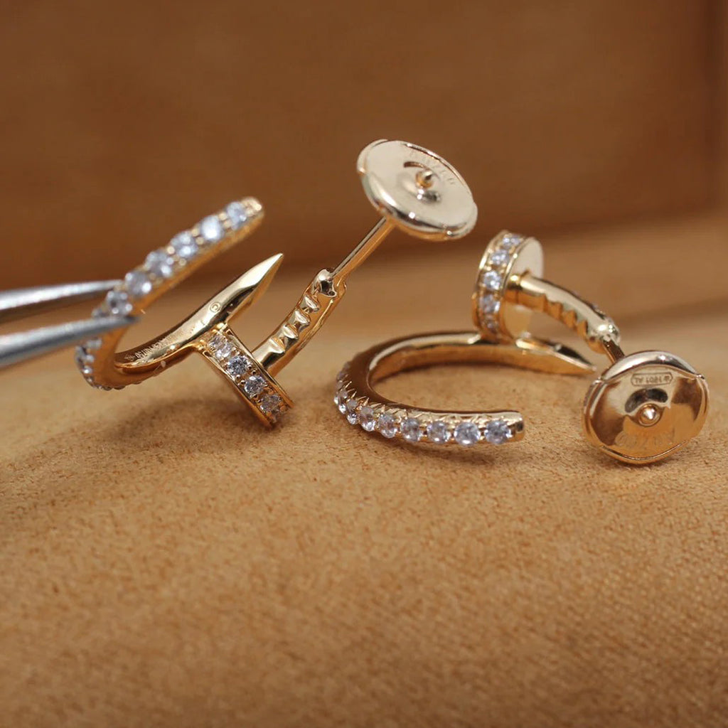 [Rosla]JUSTE FULL DIAMOND SMALL EARRINGS