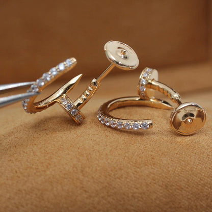 [Rosla]JUSTE FULL DIAMOND SMALL EARRINGS