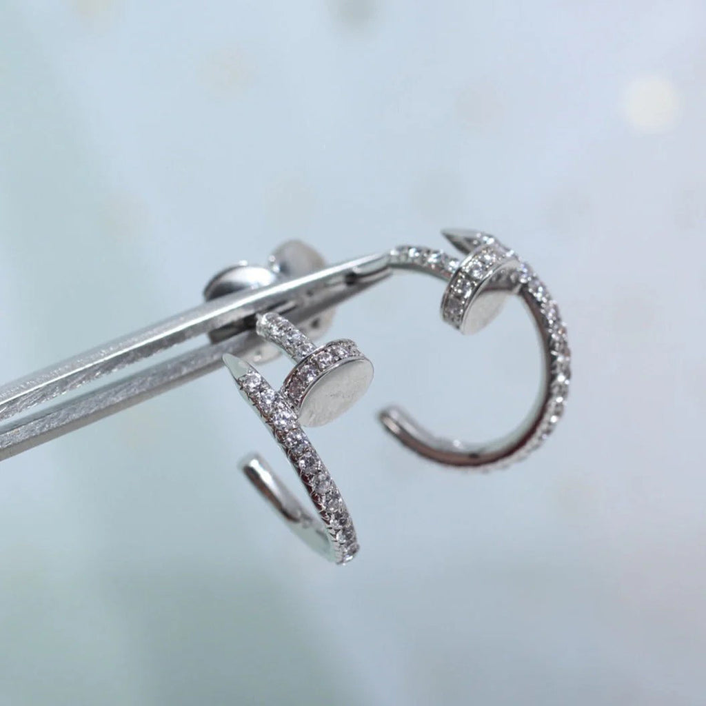 [Rosla]JUSTE FULL DIAMOND SMALL EARRINGS