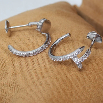 [Rosla]JUSTE FULL DIAMOND SMALL EARRINGS