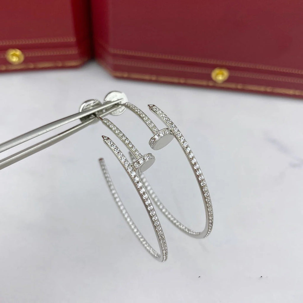 [Rosla]JUSTE FULL DIAMOND LARGE EARRINGS