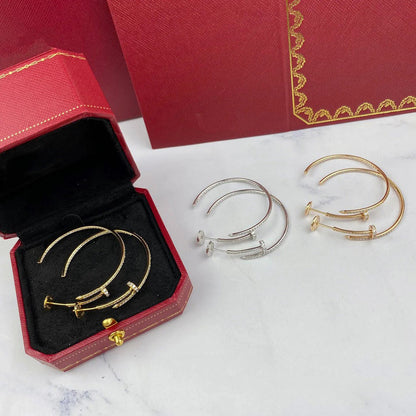 [Rosla]JUSTE FULL DIAMOND LARGE EARRINGS