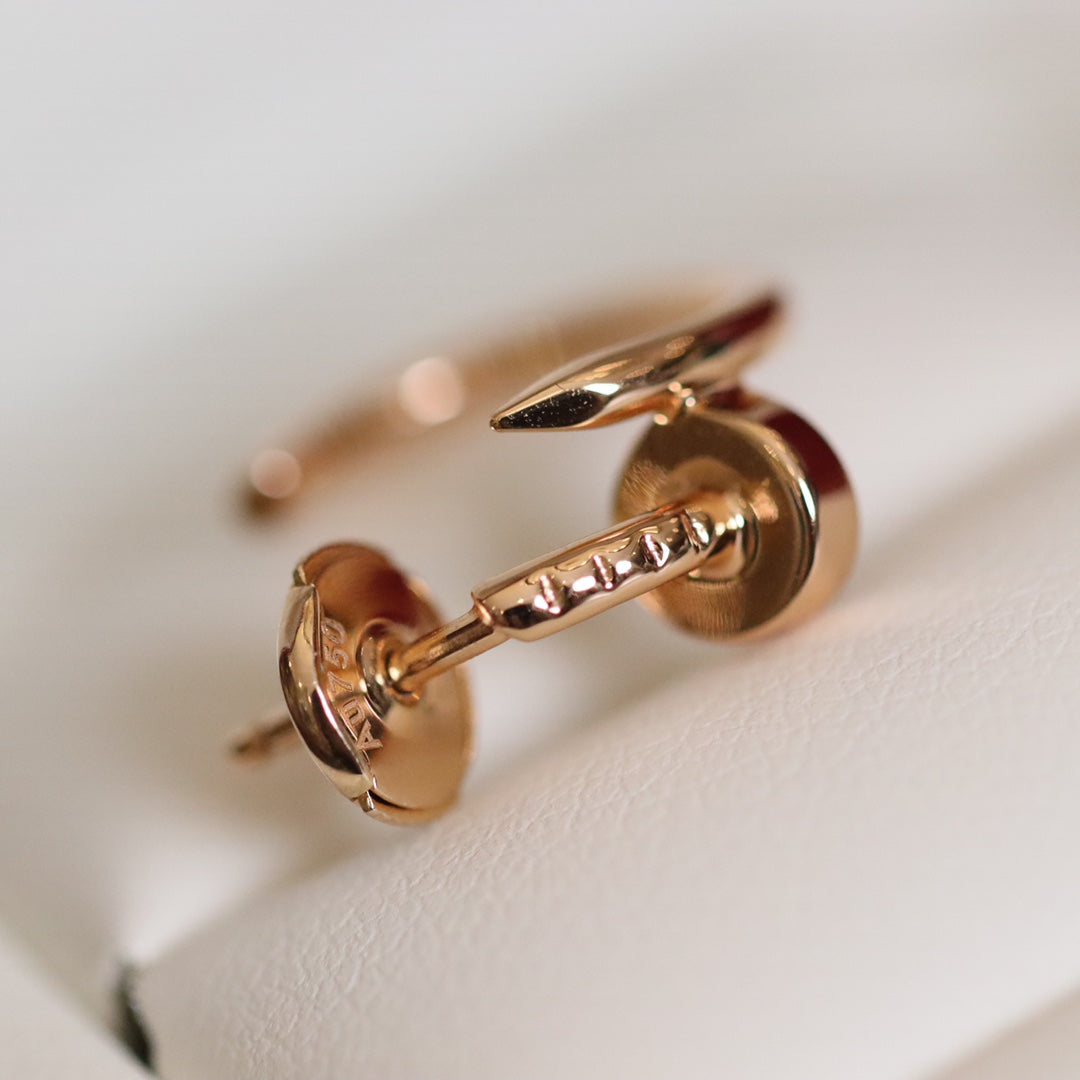 [Rosla]JUSTE EARRINGS PINK GOLD