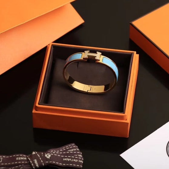 [Rosla]H CLOUD BLUE BRACELET GOLD DIAMOND