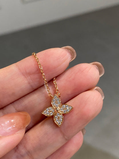 [Rosla]STAR DIAMOND NECKALCE