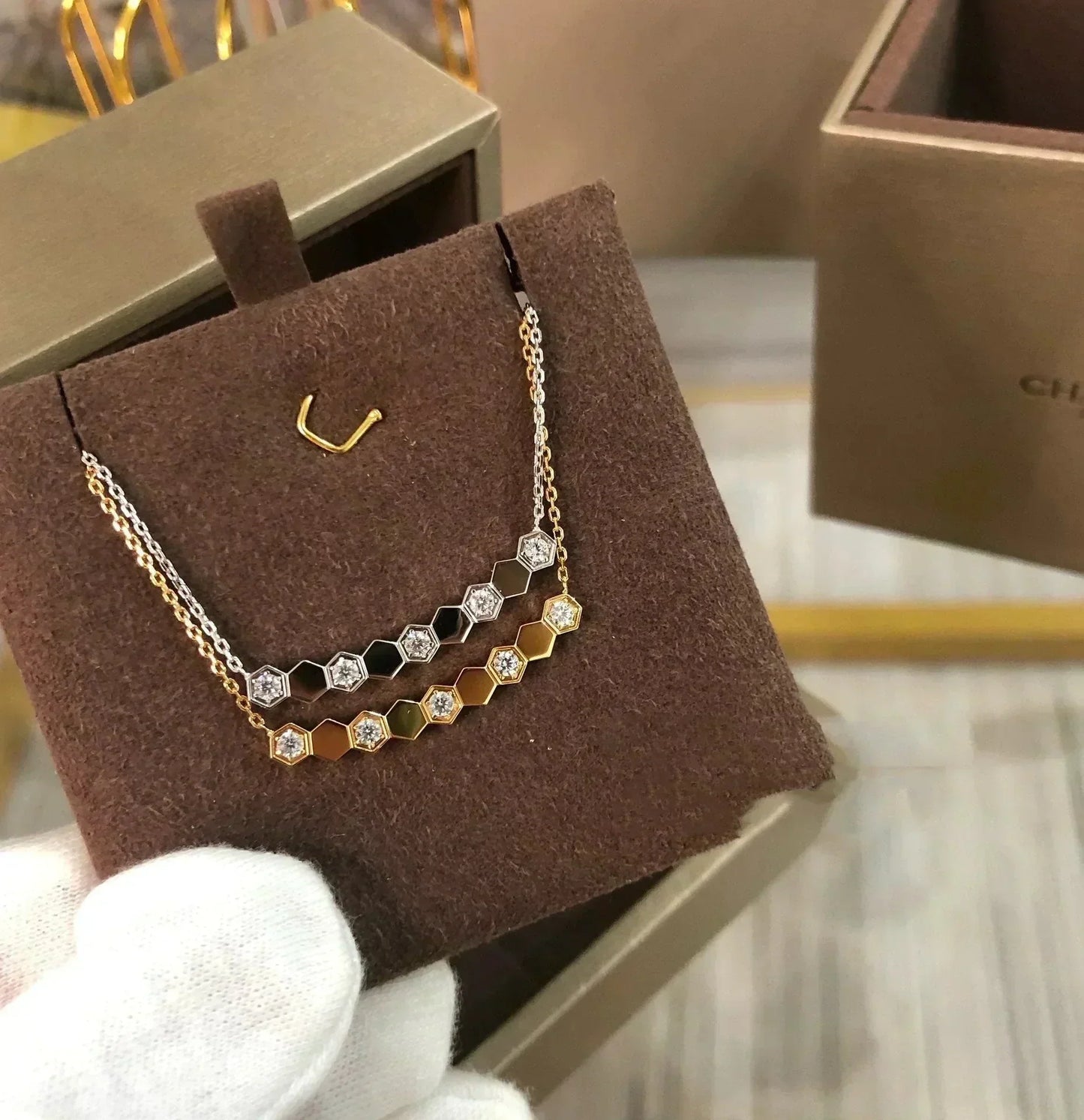 [Rosla]BEE LOVE NECKLACE DIAMOND