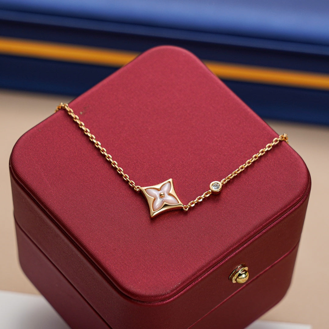 [Rosla]STAR 1 DIAMOND PINK GOLD BRACELET
