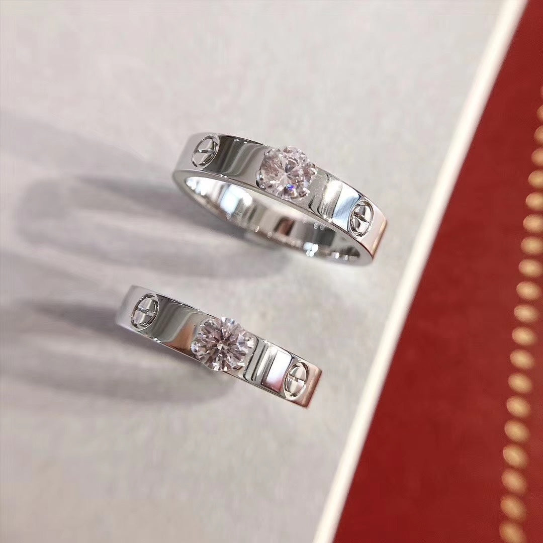 [Rosla]LOVE RING 3.6MM 1 BIG DIAMOND