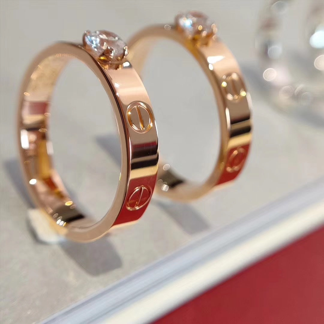 [Rosla]LOVE RING 3.6MM 1 BIG DIAMOND
