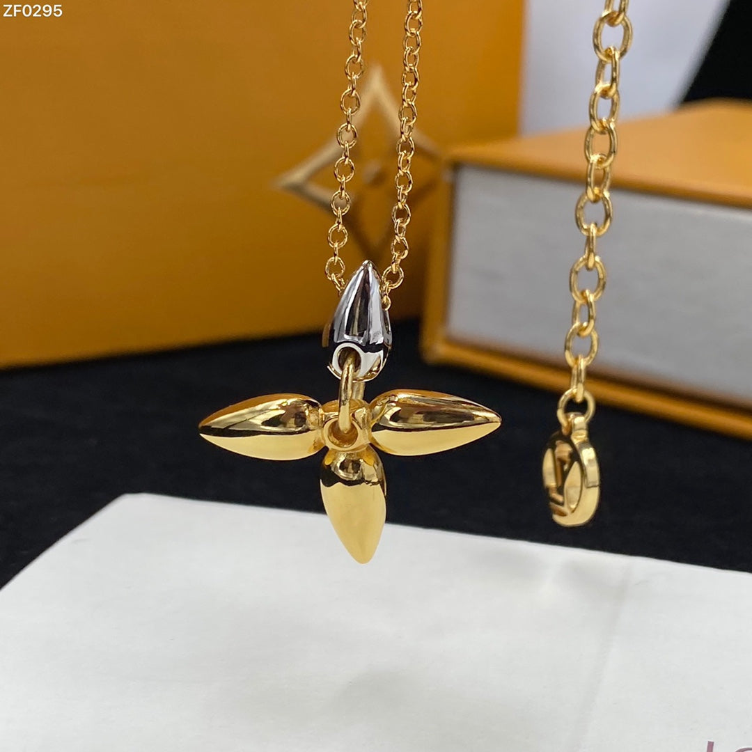 [Rosla]LOUISETTE PEDANT GOLD NECKLACE