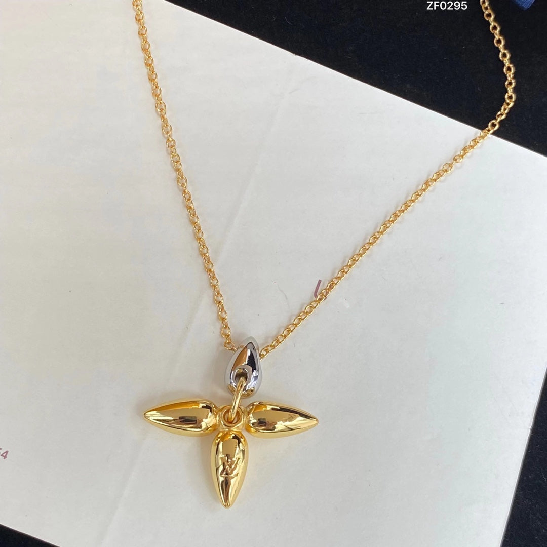 [Rosla]LOUISETTE PEDANT GOLD NECKLACE