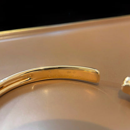 [Rosla]PANTHERE GOLD OPEN BRACELET