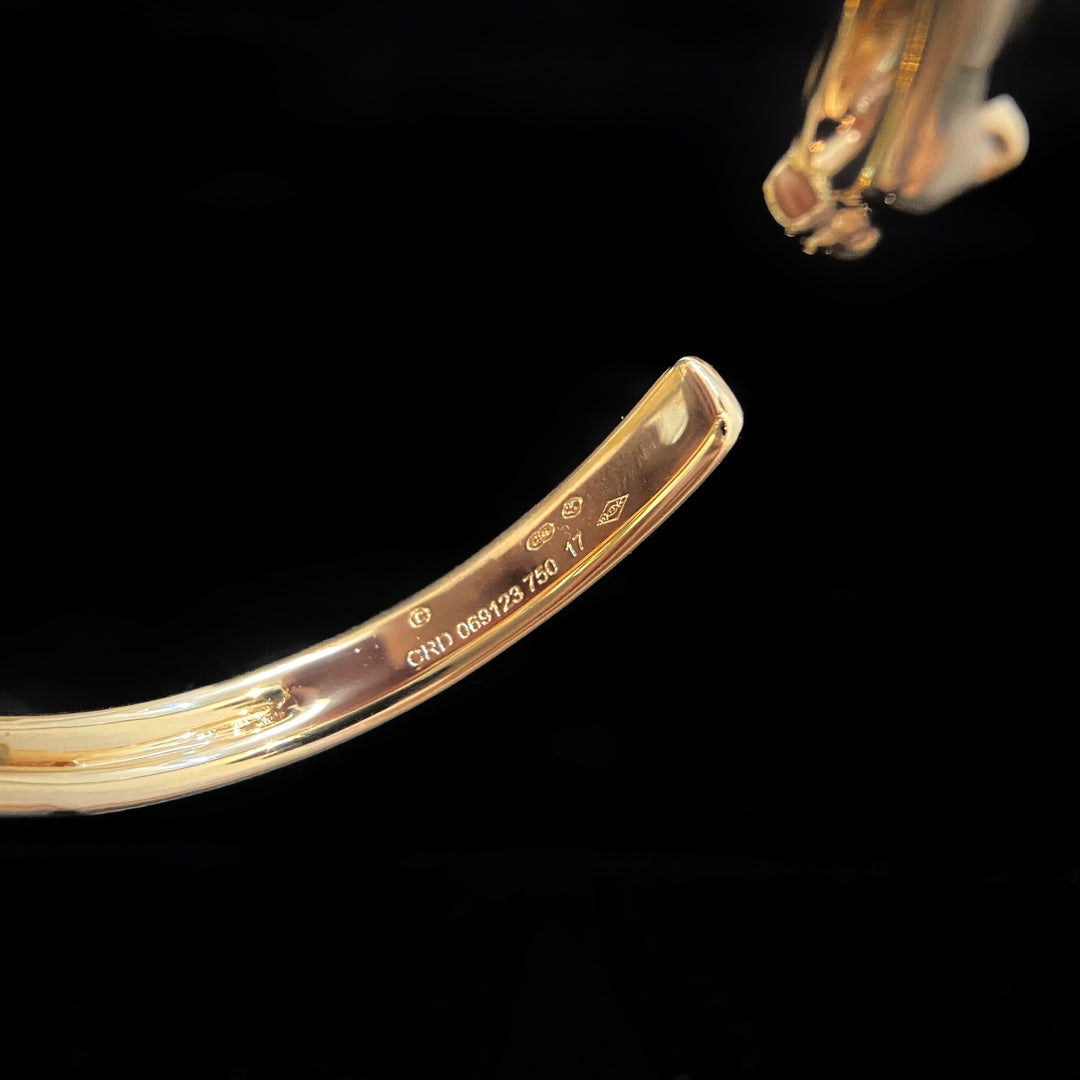 [Rosla]PANTHERE GOLD OPEN BRACELET