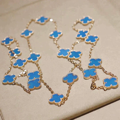 [Rosla]CLOVER 20 MOTIFS TURQUOISE GOLD