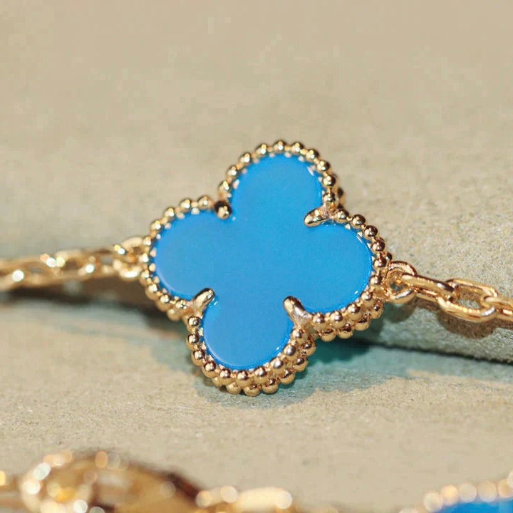 [Rosla]CLOVER 20 MOTIFS TURQUOISE GOLD