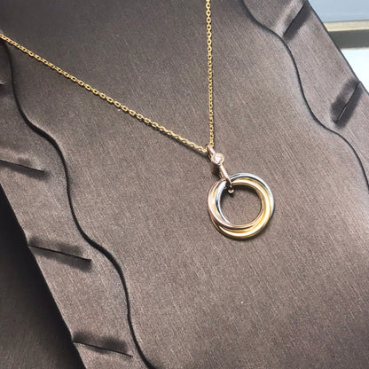 [Rosla]TRINITY  NECKLACE 1 DIAMOND