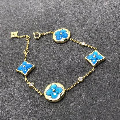 [Rosla]STAR AND SUN TURQUOISE 4 MOTIFS 3 DIAMONDS