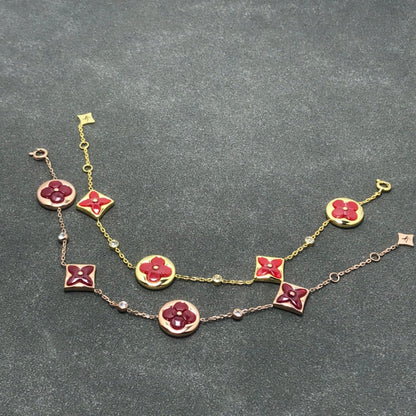 [Rosla]STAR AND SUN CARNELIAN 4 MOTIFS 3 DIAMONDS