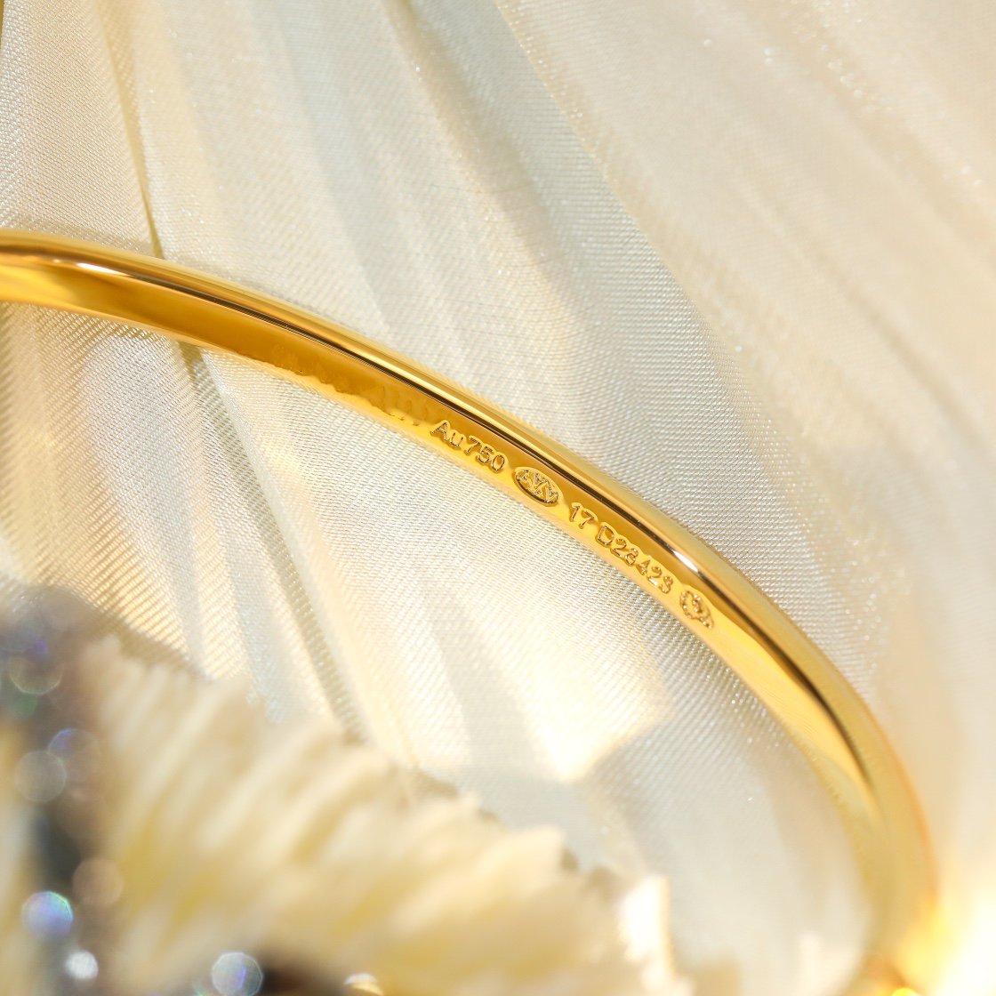 [Rosla]VOLTE UPSITE DOWN GOLD DIAMOND BRACELET