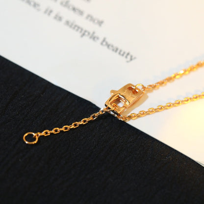 [Rosla]STAR AND SUN DIAMOND PINK GOLD NECKLACE