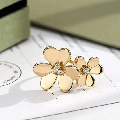 [Rosla]CLOVER COMOS GOLD DIAMOND RING