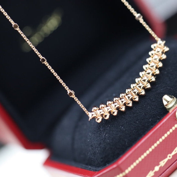[Rosla]CLASH PINK GOLD NECKLACE
