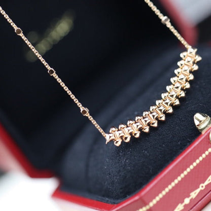 [Rosla]CLASH PINK GOLD NECKLACE