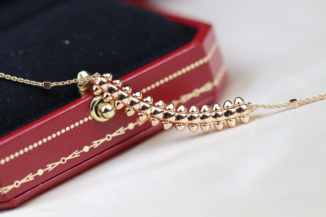 [Rosla]CLASH PINK GOLD NECKLACE