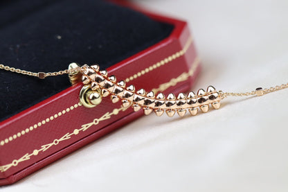 [Rosla]CLASH PINK GOLD NECKLACE