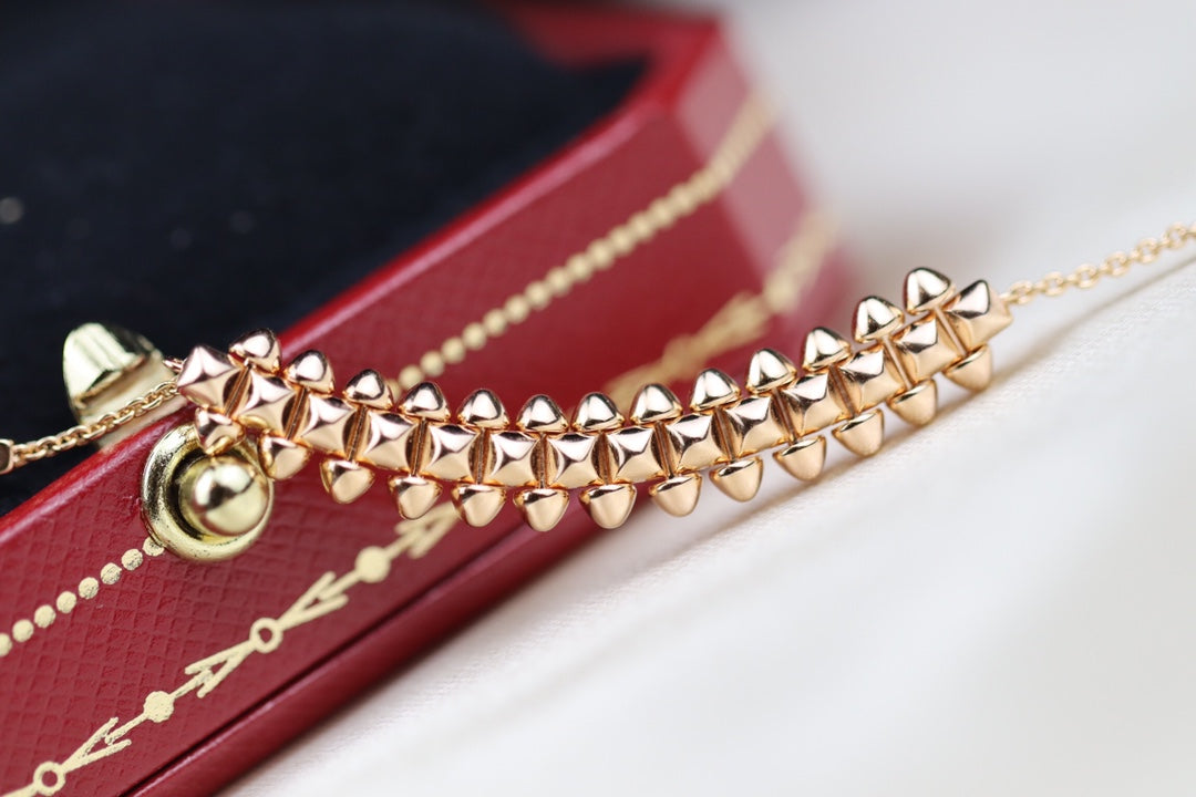 [Rosla]CLASH PINK GOLD NECKLACE
