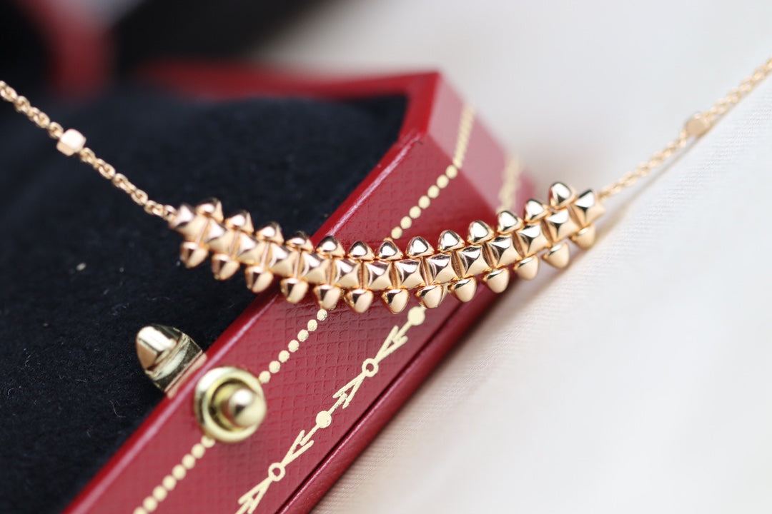 [Rosla]CLASH PINK GOLD NECKLACE