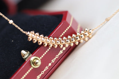 [Rosla]CLASH PINK GOLD NECKLACE