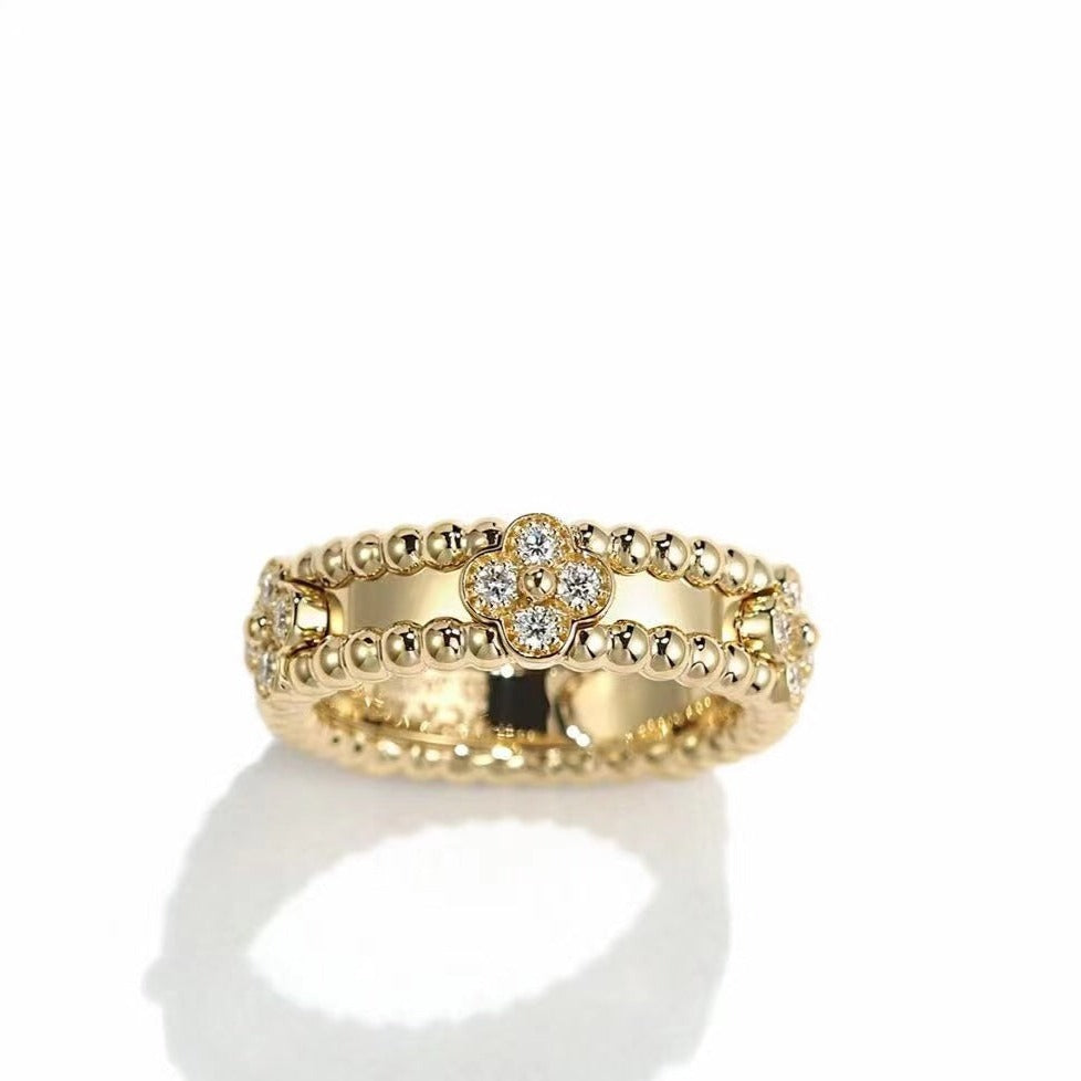 [Rosla]PERLEE GOLD DIAMOND RING