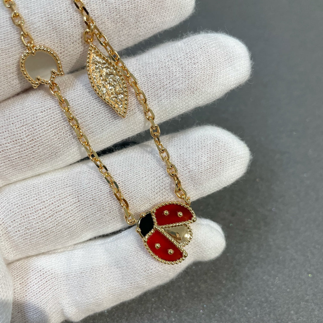 [Rosla]LUCKY SPRING 15 MOTIFS GOLD NECKLACE